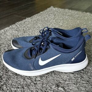 Nike Shoes Mens 11.5 Blue Athletic Flex Experience 8 Running Logo